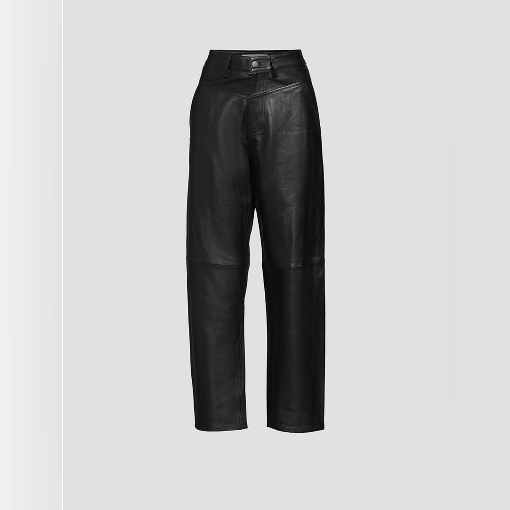NWT Ba&sh 100% lamb leather pant
